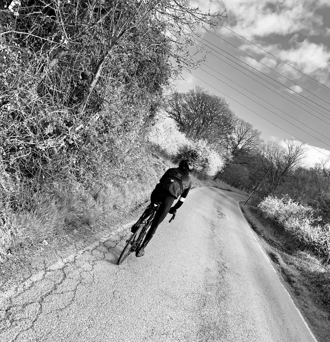 9:15 a.m. and 40 miles into the mornings 100 mile ride out...