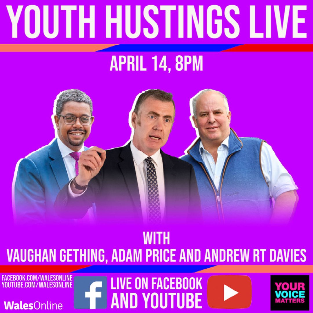 ForwardPolitic_'s tweet photo. Tune into @walesonline youth husting tomorrow night to see young people ask political leaders the questions on their minds. Plus be on the lookout for a  @n_abdullax  cameo as well https://t.co/72FpPp48hk