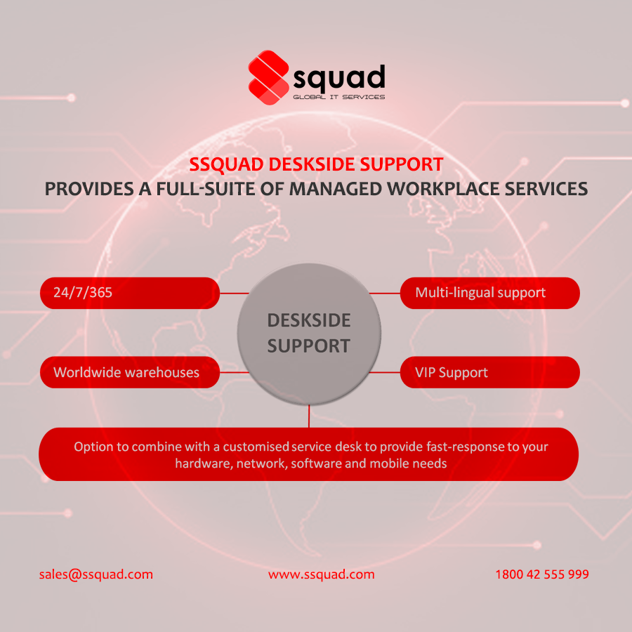 SsquadG's tweet photo. Ssquad global deskside support is staffed with highly skilled engineers to ensure the fastest possible response time for your end-users.
Visit our website: https://t.co/rbdzH3T7ot
#CloudComputing #multilingualsupport #warehouse #networking #thirdpartyservices #itmanagedservices https://t.co/PttJWohyQI