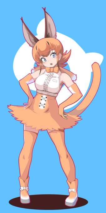 カラカルさん良いすよねー♪

#けものフレンズ 