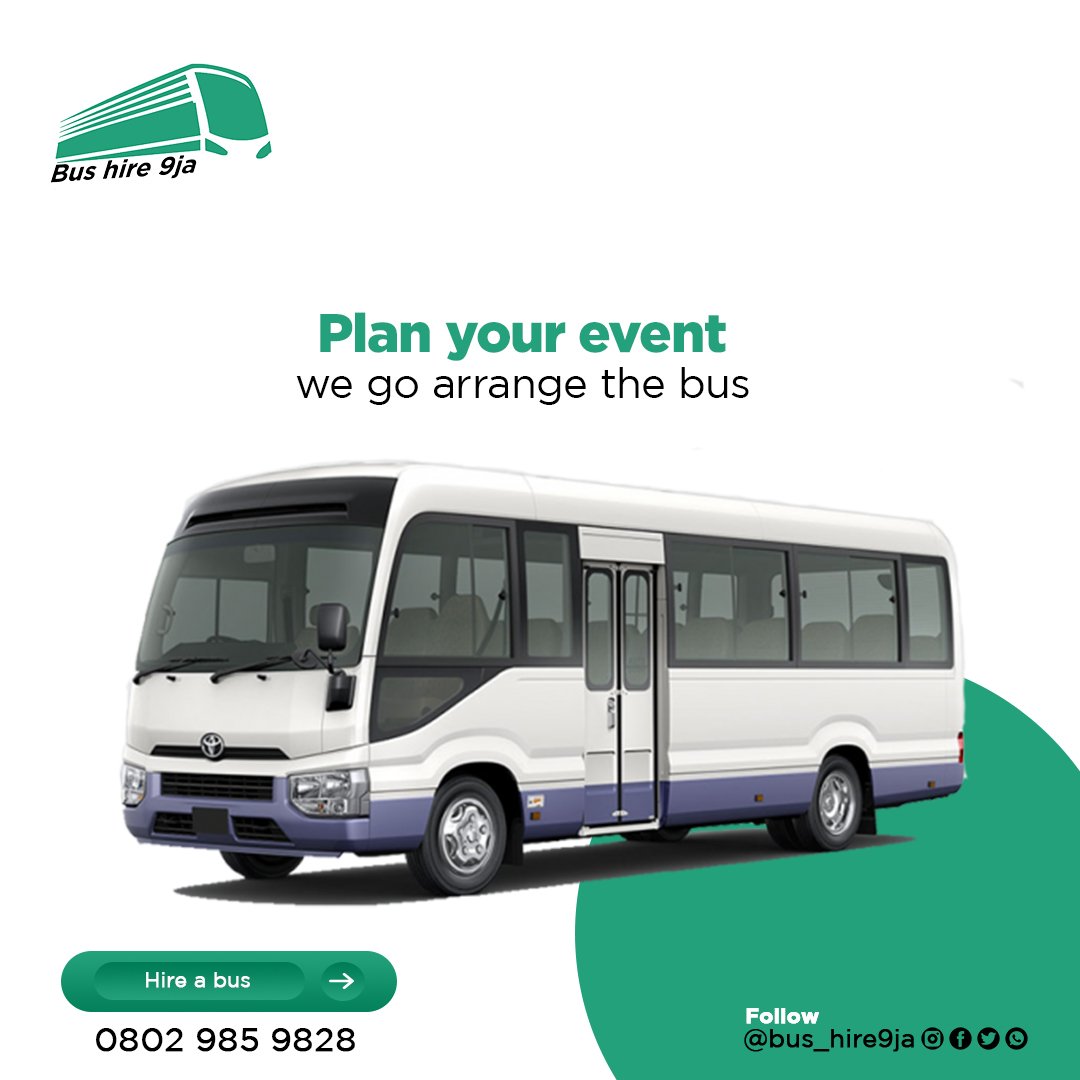 techsphre's tweet photo. We created a new brand identity for bus hire9ja. We used horizontal lines for the logo design to create a brand tone/feel of reliability and a sense of calm. 
Send us a DM to get started on that project, we know what your brand craves.

#business #RamadanKareem
#Airdrop #UCL https://t.co/u2NLwfe6lj