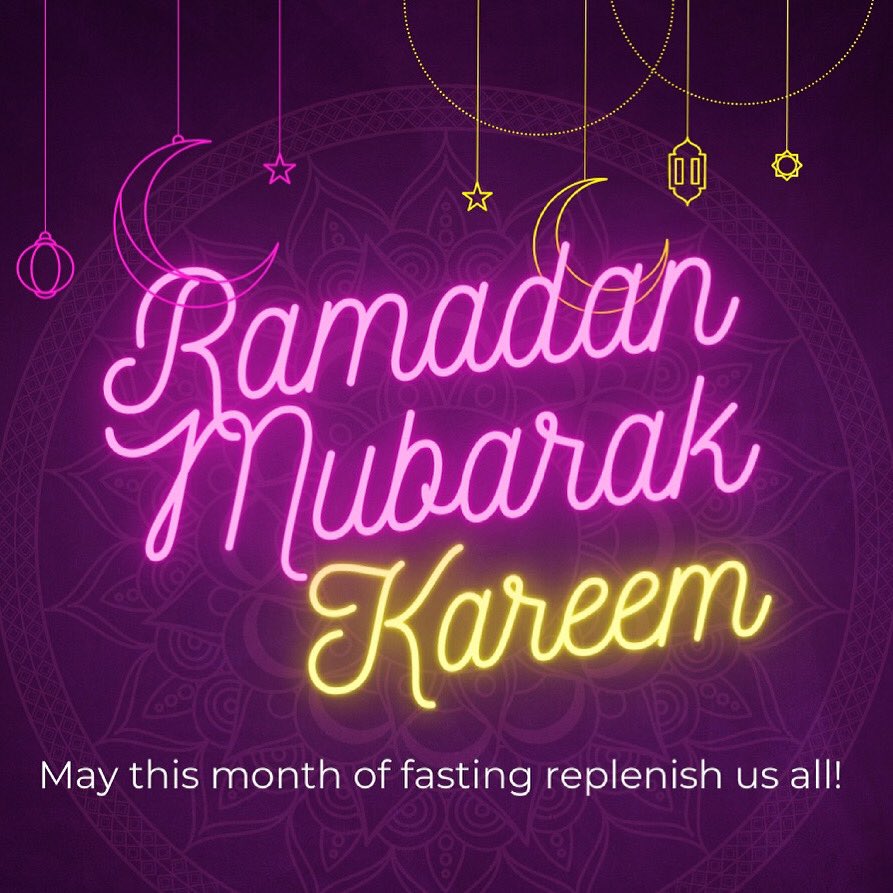 Whether you say Ramadan Mubarak or Ramadan Kareem (or anything else), wishing you the best for the month ahead. #ramadanmubarak #RamadanKareem