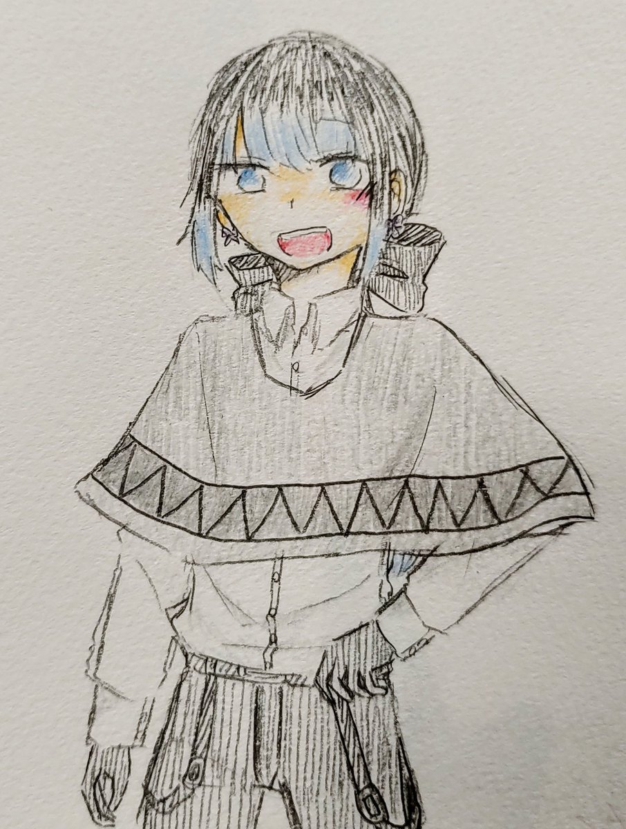 香穂 W 描きやすい絵柄探し中 私に自分宛の絵を描いて欲しいって人rt見た人強制 こっちの方描くの初めてじゃないか 旧代理を描いてた ちょいと雑になったけど許してください M M