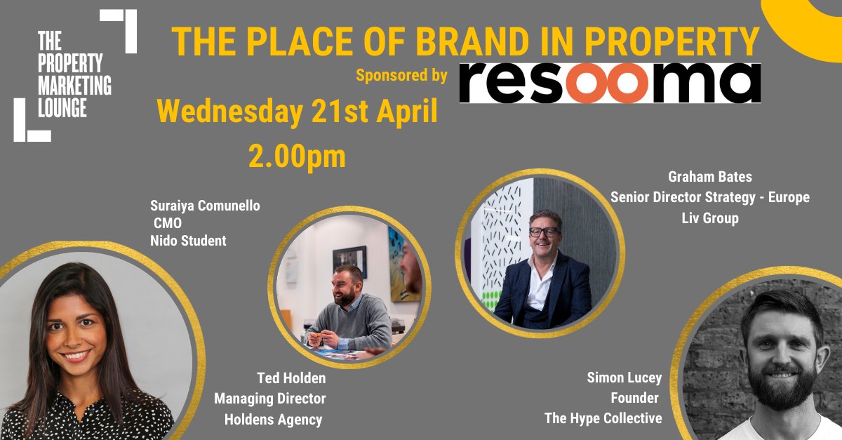 strategists_the's tweet photo. Join Suraiya Comunello from @Nido_Student in the Property Marketing Lounge to discuss the role of brand in property on April 21st at 2pm. https://t.co/aiCtmkfKrc

With a wealth of experience, we couldn't think of a better guest to discuss this. Join us.

#brand #pbsa https://t.co/Q2atj22M7D