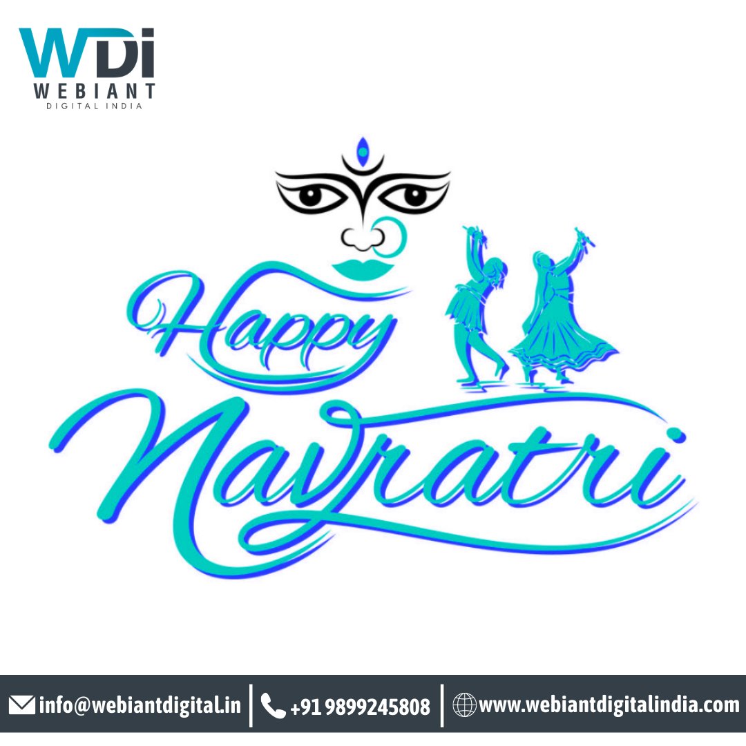 This Navratri, may Goddess Durga remove all your sufferings and may you get blessed with a happy and healthy life. Jai Mata Di. Team- Webiant Digital India Ph : 9899245808/ 9716022823 Website : webiantdigitalindia.com #wdi #smo #ppc#digitalmarketing #navratri #navratrispecial