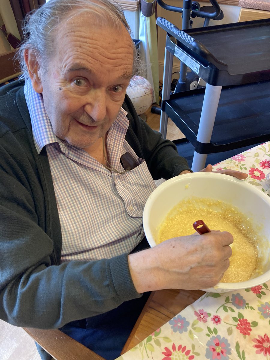 lisabaxter48's tweet photo. French cake being made for our afternoon social 🇫🇷 @SunriseSrUK https://t.co/dDlUK2OTlp