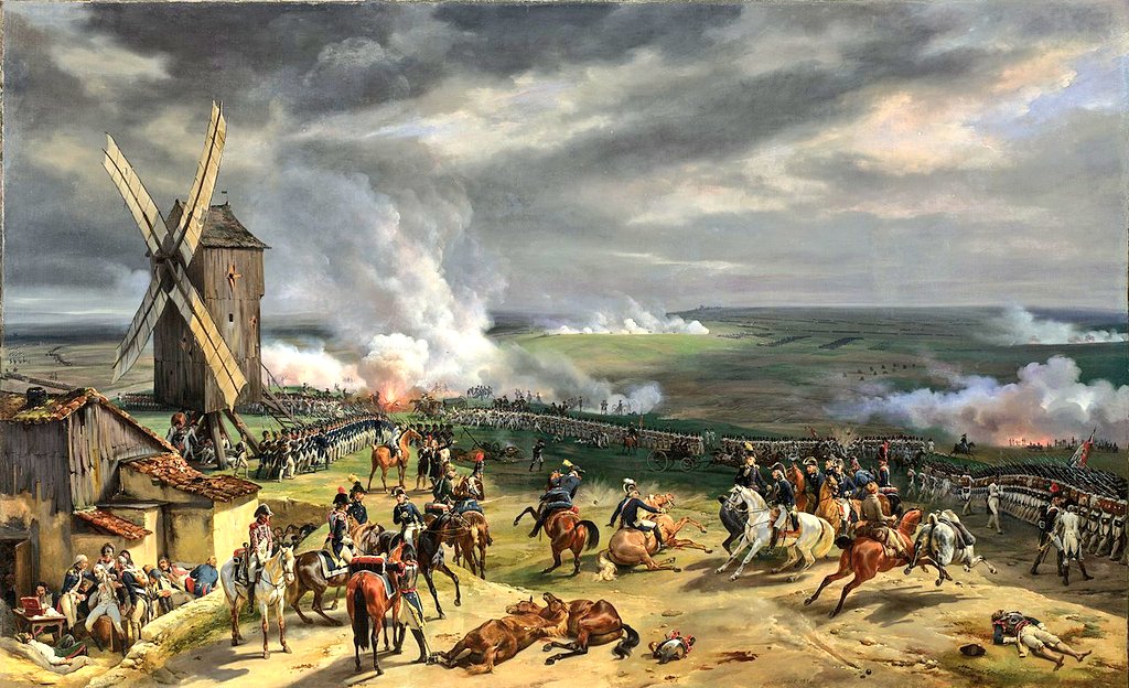 Arthur's opposition to the radical developments of the Revolution grew, as he expressed his horror at the September Masacres. He rose to the rank of lieutenant general and his detachment of 12,000 troops held a key position at Valmy in 1792.