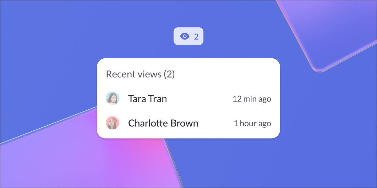 👀 Want to know who’s been checking out your decks? Of course, you do.

Now, Pro members can see which editors have viewed their presentations. This is the first step toward bringing advanced analytics to Pitch in the coming months. Watch this space! ➡️ pitch.com/whats-new