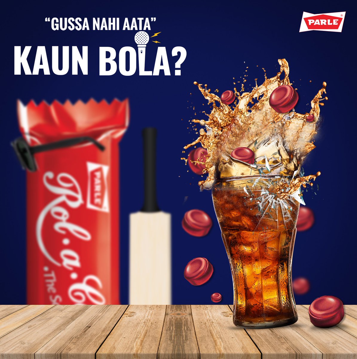 ParleFamily's tweet photo. Now who did this? 

#ParleProducts #ParleFamily #ParleConfectionery #RolaCola #ColaCandy #Candy #Cola #KaunBola #RahulDravid #IndiranagarKaGunda #Trending #Topical #MomentMarketing https://t.co/joIxFZt4Kp