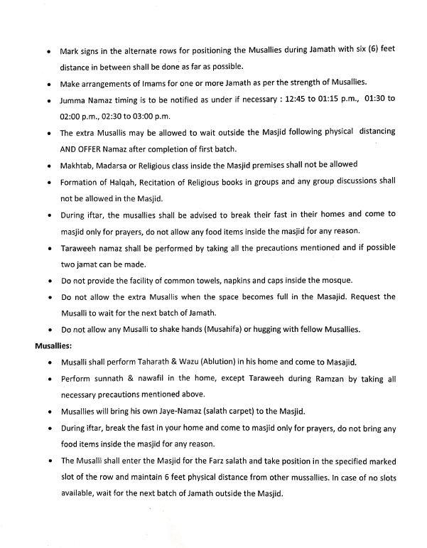 News9Tweets's tweet image. #Karnataka: Guidelines issued for observance of rituals in connection with Ramzan month in Masjids, in view of #COVID19.

#Masjids in #containment zones to remain closed till the zone is denotified. Large gatherings continue to remain prohibited, face masks mandatory.