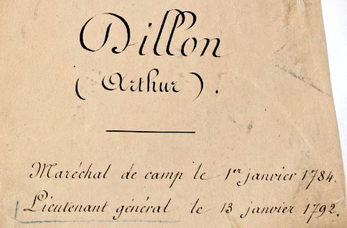 Arthur's family had a long Jacobite pedigree: his grandfather (also Arthur) had fought at the Boyne while his greatgrandfather Theobald had been killed at Aughrim a year later. Arthur (senior) led Dillon's regiment into the French service where it stayed for almost 100 years.