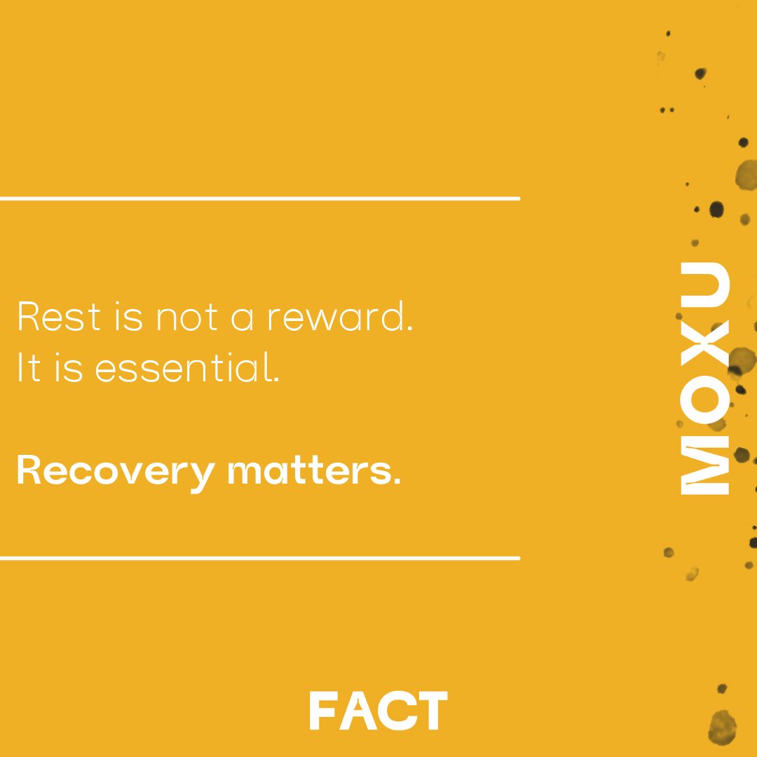 Recovery and rest should not be treated separately from your training programme, it’s an essential part for your training to pay off.