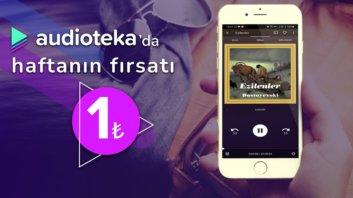 audioteka_TR's tweet photo. Audioteka’dan Haftanın Fırsatı! 

Haftanın fırsatında bu hafta bir Dostoyevski klasiği olan Ezilenler var. 
Ezilenler bir hafta boyunca Audioteka'da 1₺

#audioteka #haftanınfırsatı #kitaptavsiyesi #dostoyevski #ezilenler #rusedebiyatı #dünyaklasikleri #seslikitap https://t.co/JL7bfH2ytB