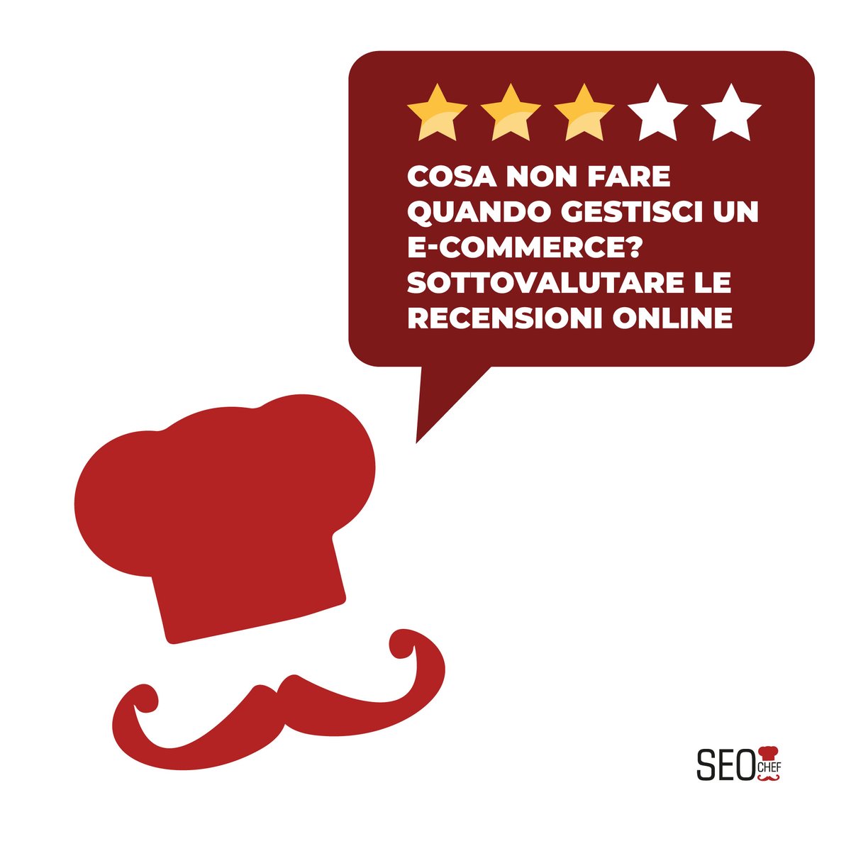 #dallaconfusioneallaconversione
Le recensioni online, negli ultimi anni, hanno cambiato le nostre abitudini d’acquisto, non compriamo quasi nulla se non visioniamo i feedback di chi lo ha fatto prima di noi.
Per saperne di più leggi il nostro articolo 👉  bit.ly/3bcEalN
