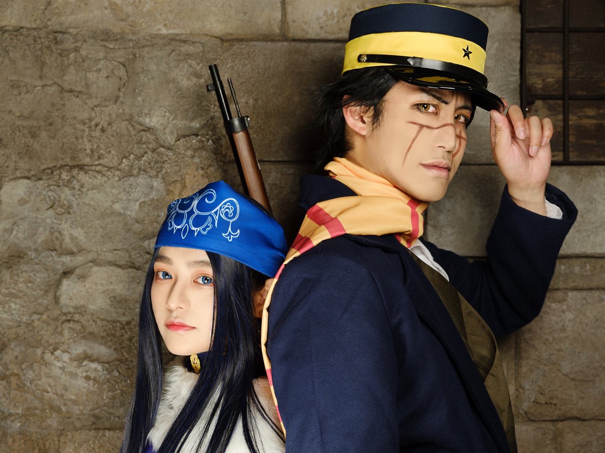 ゴールデンカムイ 】 杉元佐一 : @kourld アシㇼパさん : @kudo_s_c