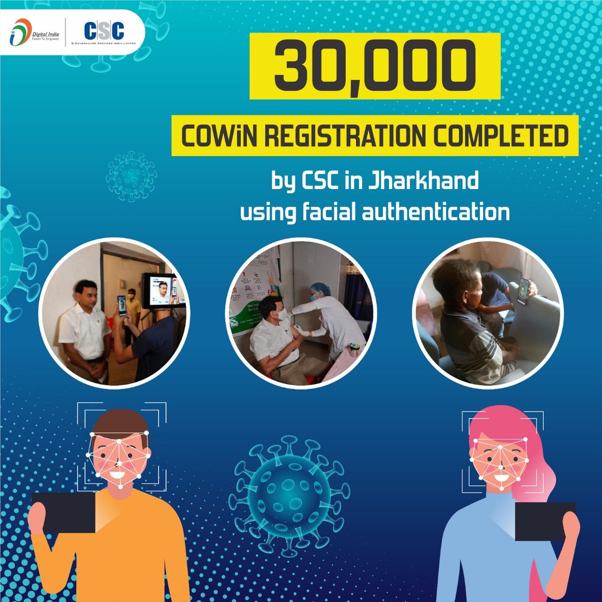 dintya15's tweet photo. Facial authentication will redefine the authentication process - e KYC and simplify the life of citizen through CSC https://t.co/YpmbSd2BR8