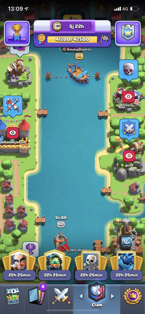 GDC Win en 25 heures. 
Grosse performance de la part de la communauté de <a href="/Outplay_Esports/">Outplay Esports</a> sur Clash Royale 💙💛💪🏽