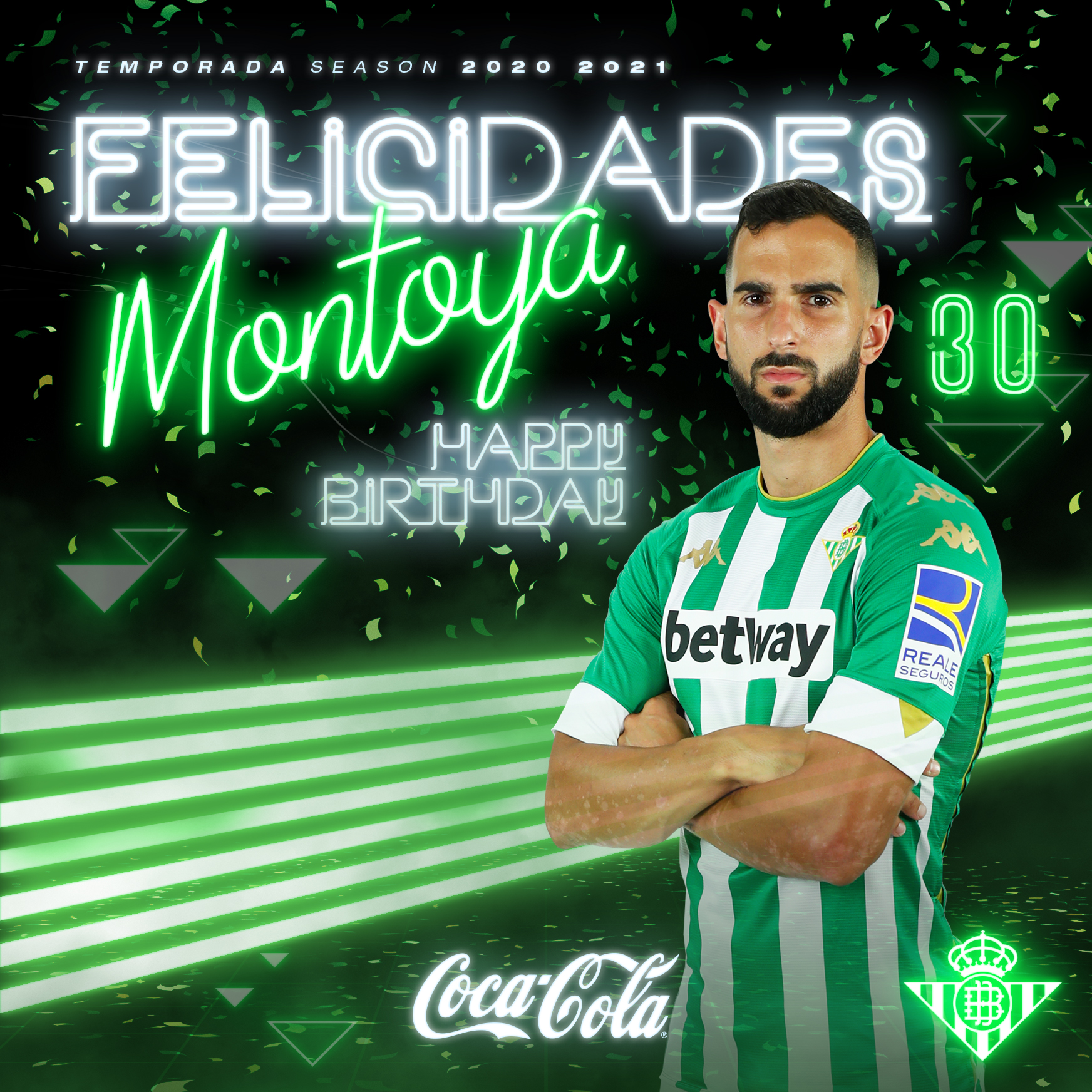 And another birthday!  Today we celebrate Martín Montoya!  Happy 30!  