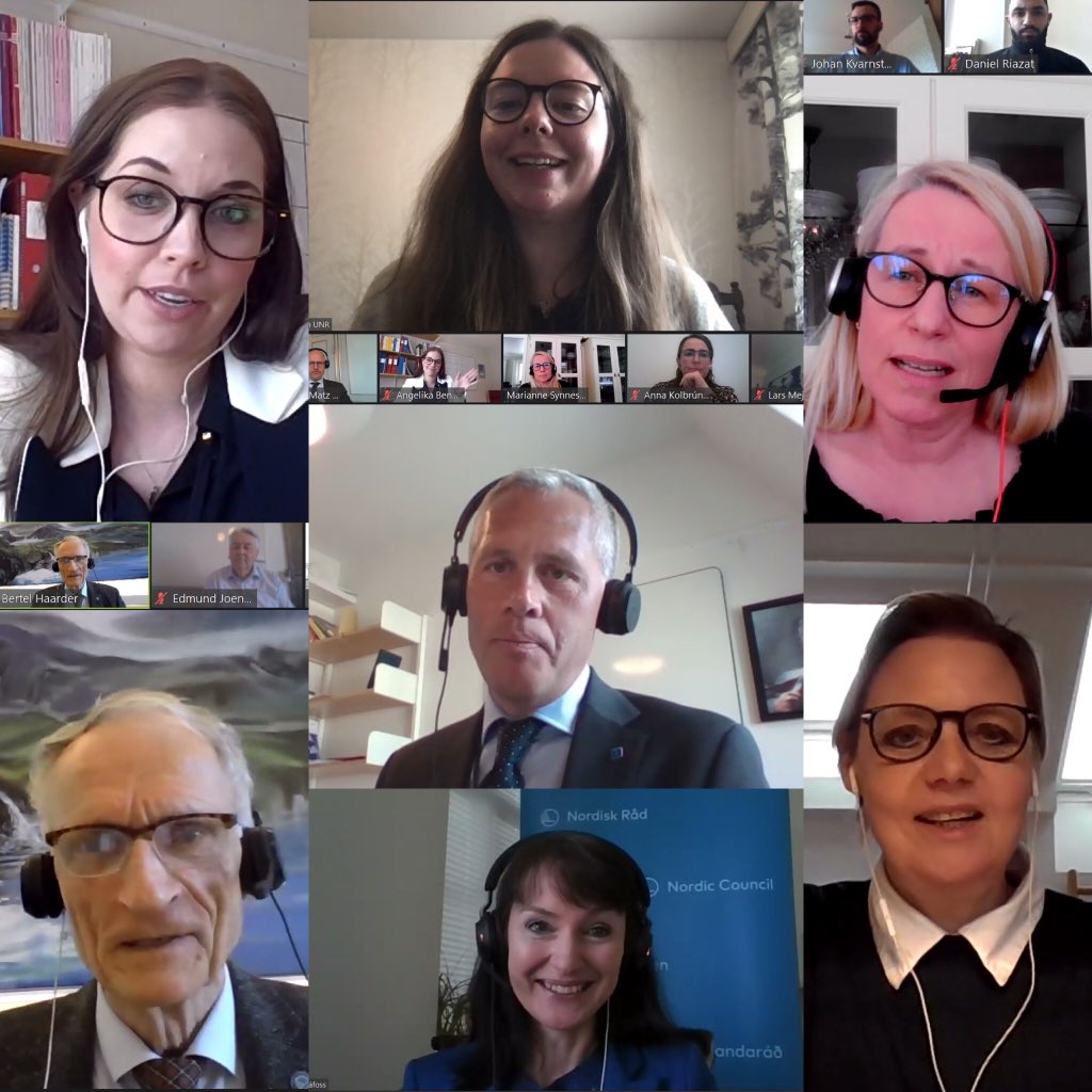Geoblockering, digitala lösningar inom utbildning och gemensam strategi för idrottsevent är på agendan när Nordiska rådets utskott för kunskap och kultur träffas idag digitalt. Besök även från Bertel Haarder, Annette Lind och Kristina Háfoss. #nrpol

Info: norden.org/sv/nyhet/coron…