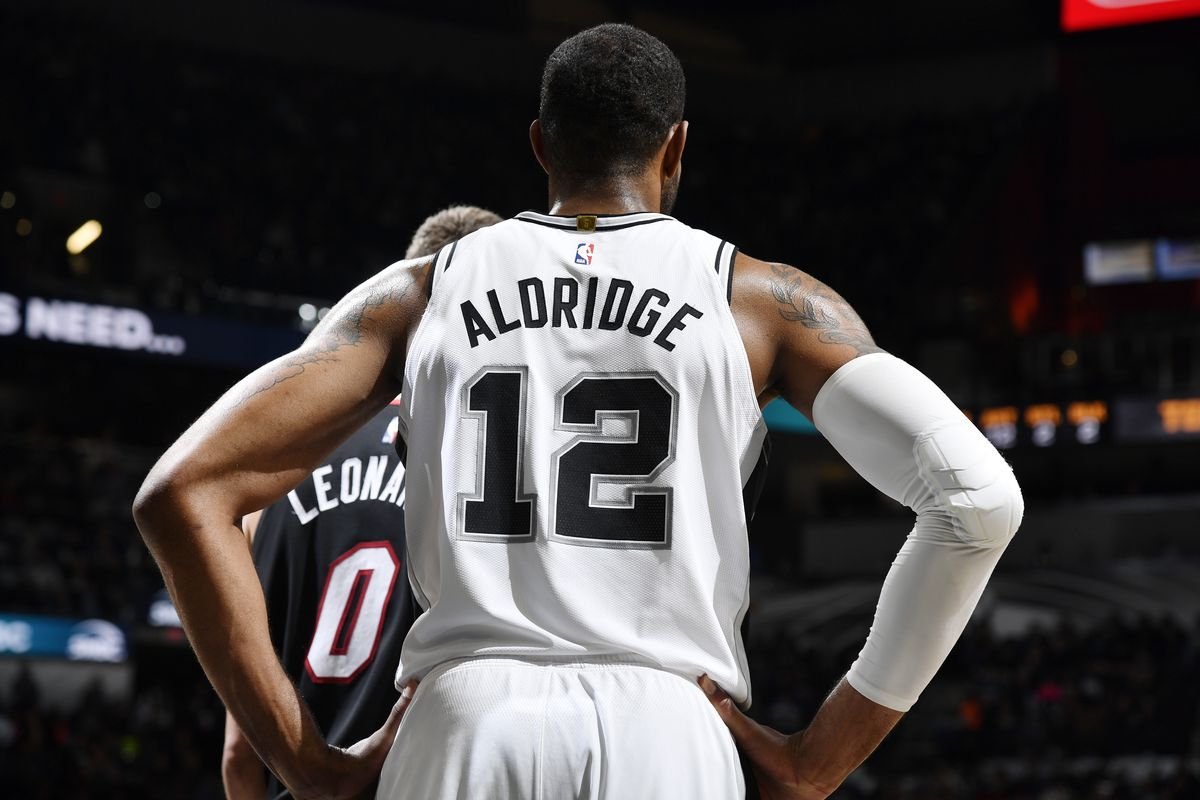 Top 10: LaMarcus Aldridge - i know y'all will be "why tf LMA??" i will explain why. Played 6 seasons for the Spurs averaging 19.5/8.0, became the no. 1 option after Kawhi left, led the team to the playoffs all by himself and averaging 23 PPG. became a 3x all-star and 2x all-NBA.