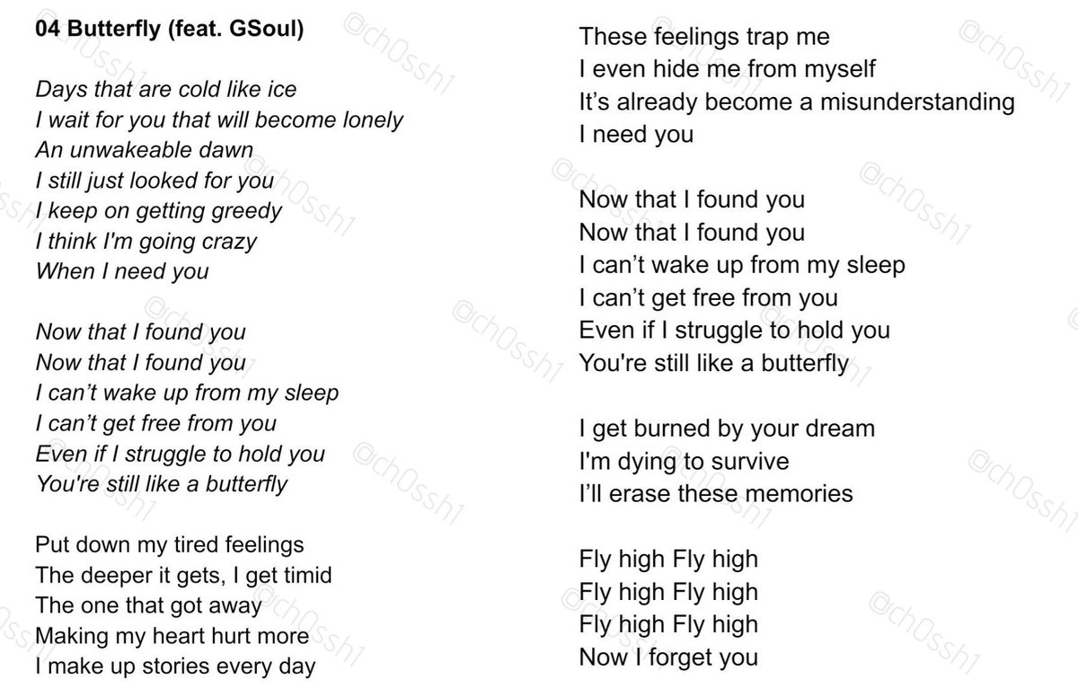 ch0ssh1's tweet photo. wheein - butterfly (feat. gsoul) https://t.co/kW83JKgsGs