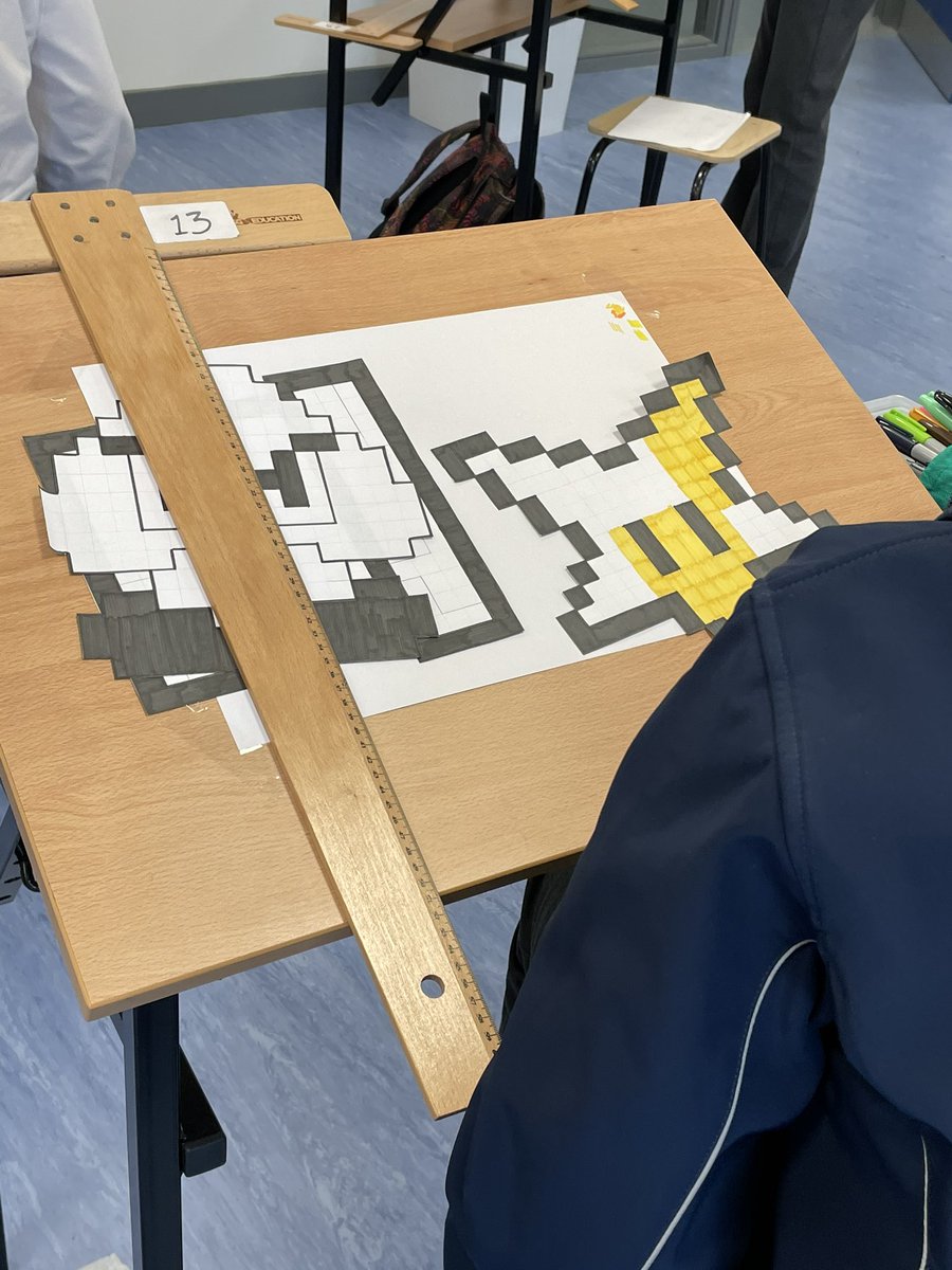LyndseyBalfe's tweet photo. First class back since December with my 3rd yr TG class, we are going to decorate the Graphics room I let them choose what to draw. @swords_cc https://t.co/yxRFhuaZ8X