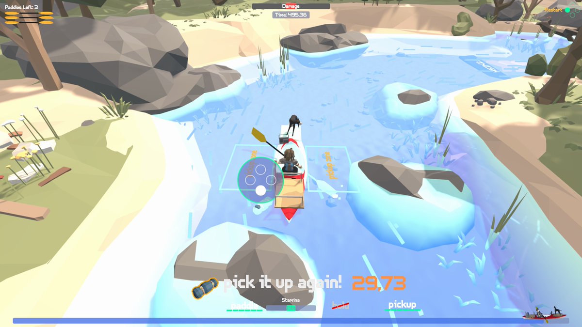 the_heye's tweet photo. Screenshots of my upcoming game  'Down The River'  

➡️ Wishlist on Steam! https://t.co/zhgAW0iPAk

#gamedev #indiedev #indiegame #madewithunity https://t.co/s7aUvelyFS