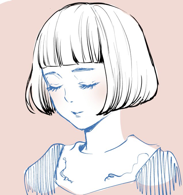 おかっぱのtwitterイラスト検索結果