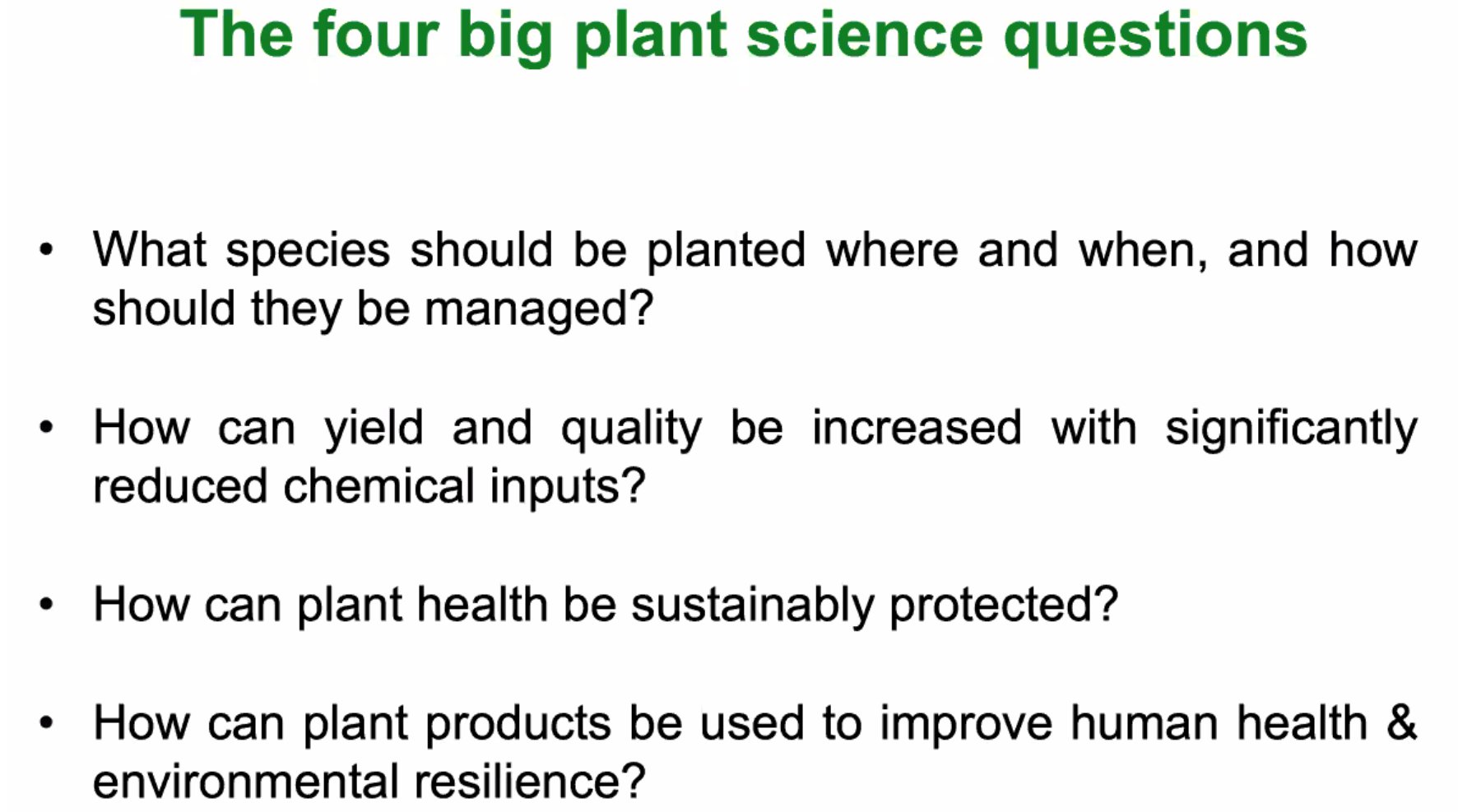 Weigel 🌱 aka WeigelWorld 🇺🇦 🇩🇪 🇺🇸 on Twitter: "@JaneLangdale asking four big questions for #plantsci at Annual Meeting in Experimental Plant Sciences. I'd add "How can plant science help