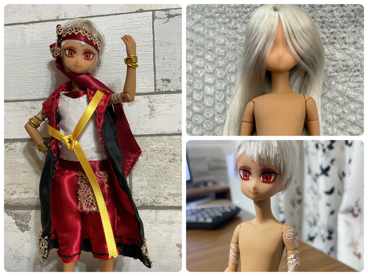 カリム・アルアジーム💛 ヘアカット、ペイント、衣装作り、2日で