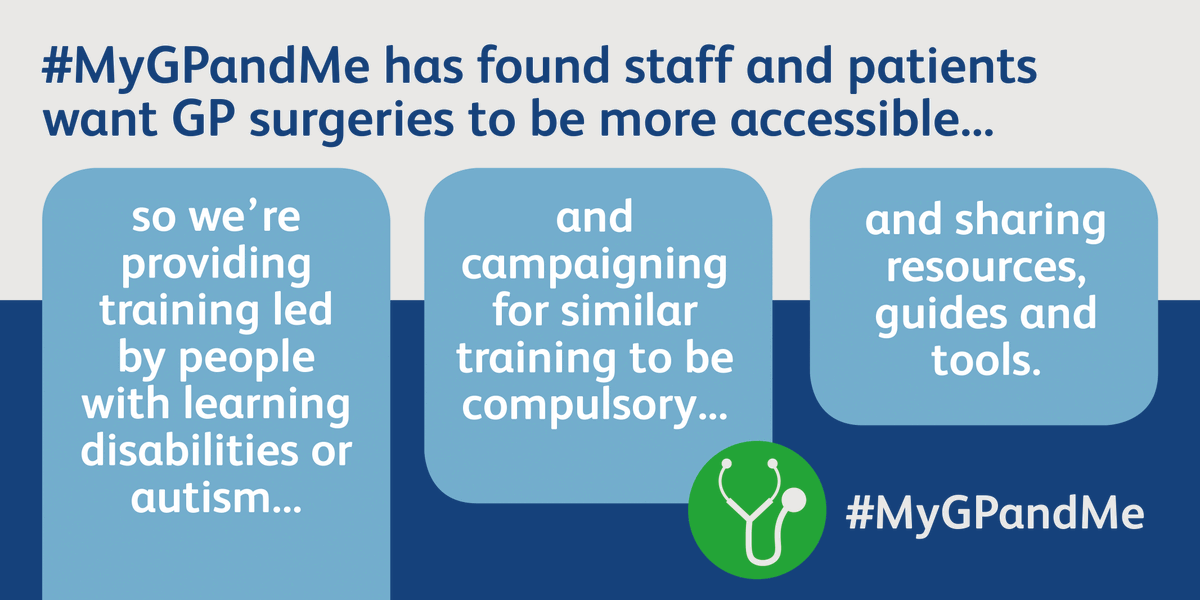 Dimensions’ #MyGPandMe campaign is making doctors’ surgeries more accessible for people with learning disabilities or autism. Encourage your GP to sign up for free training, and other actions you can take @DimensionsUK 

buff.ly/3uPdKAi