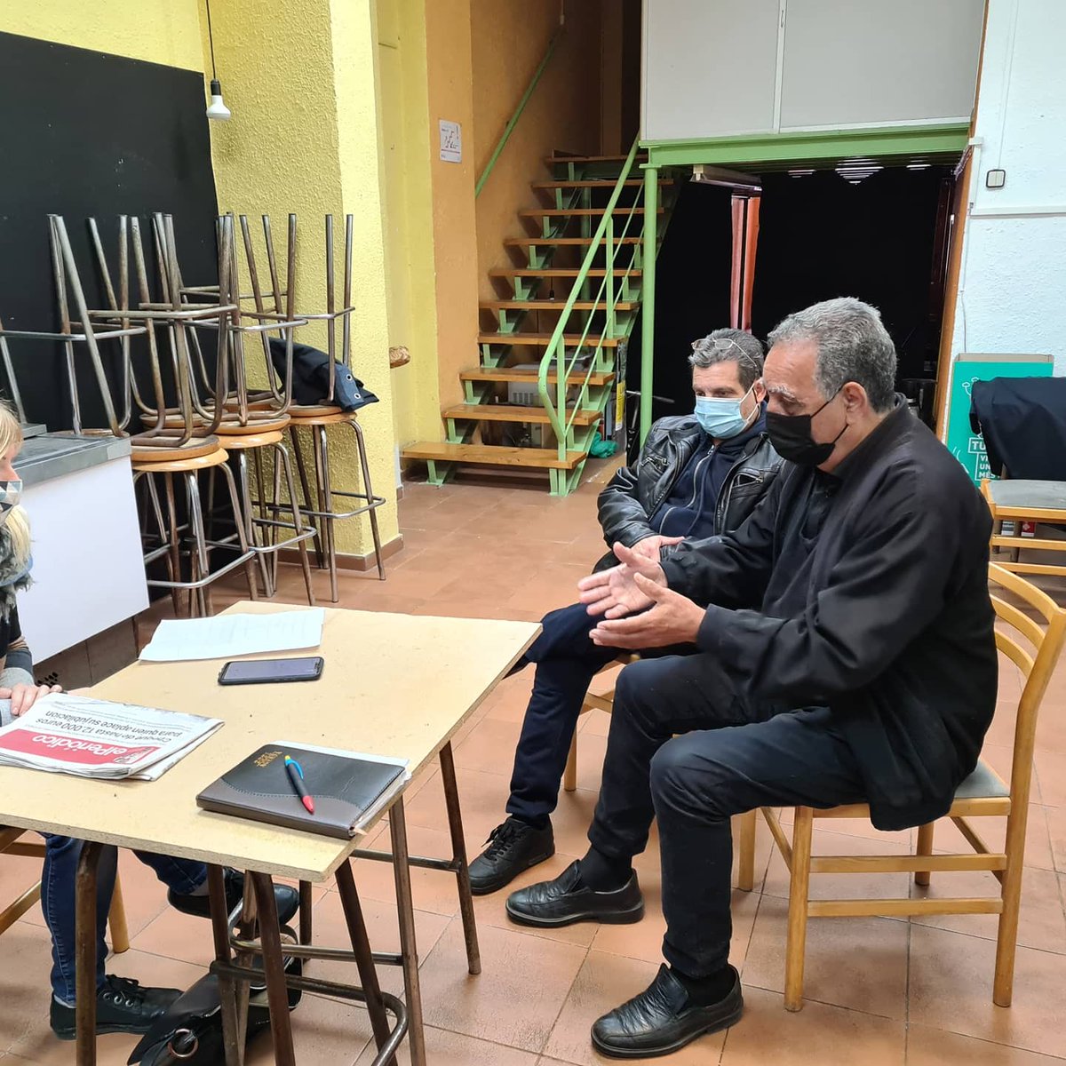 10Ricardet's tweet photo. "Conversaciones sobre antigitanismo para el proyecto #AGREP de la UPF, FAGiC y el Ayuntamiento de Barcelona" https://t.co/WeU4x2fBkG
