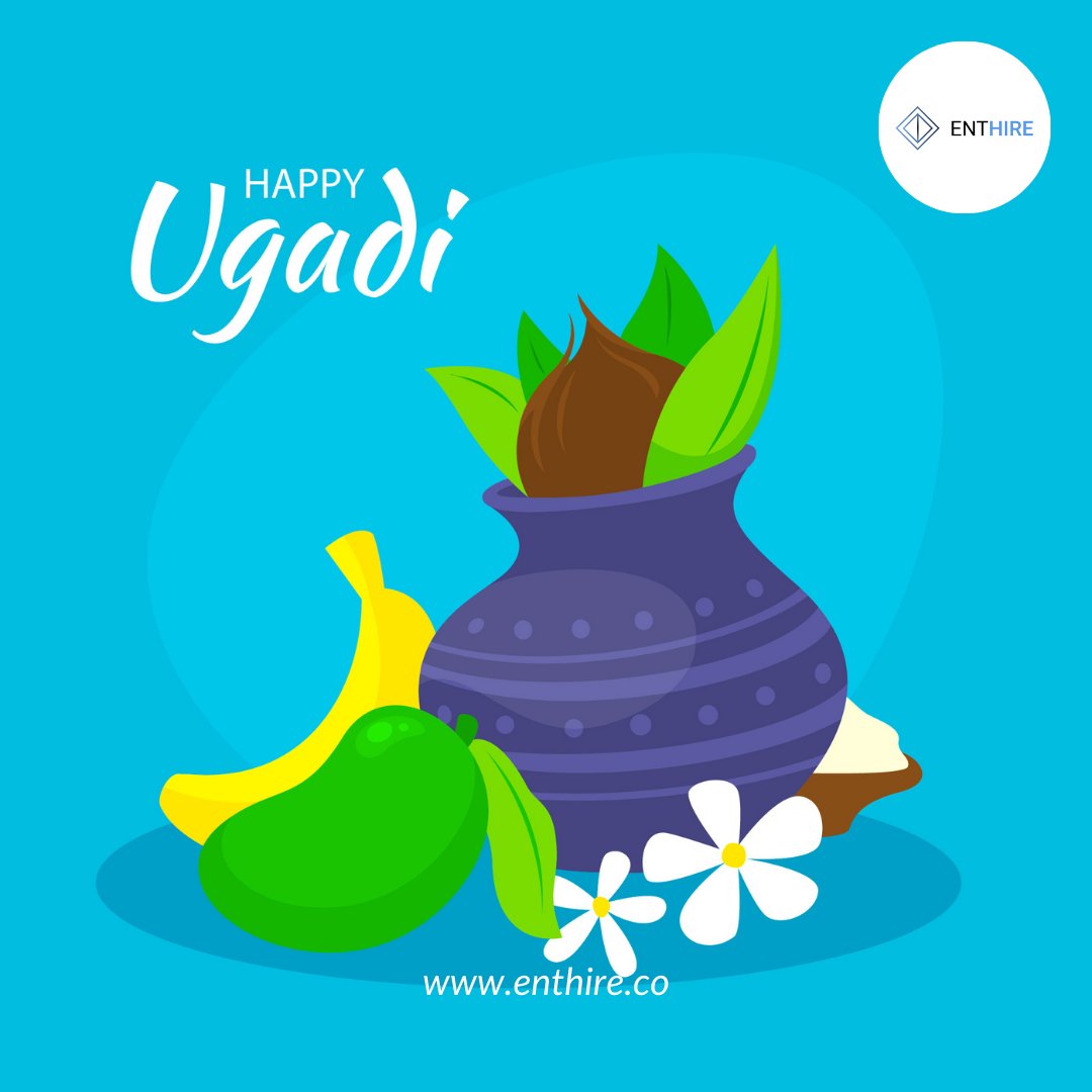 EnthireO's tweet photo. Ugadi, Gudi Padwa, Cheti Chand, Samvatsarādi – different names but one celebration!
This Lunar new year, Team EntHire wishes you and all your friends &amp; family members lots of happiness, prosperity, joy, and health! :) https://t.co/3fnVfukqz9