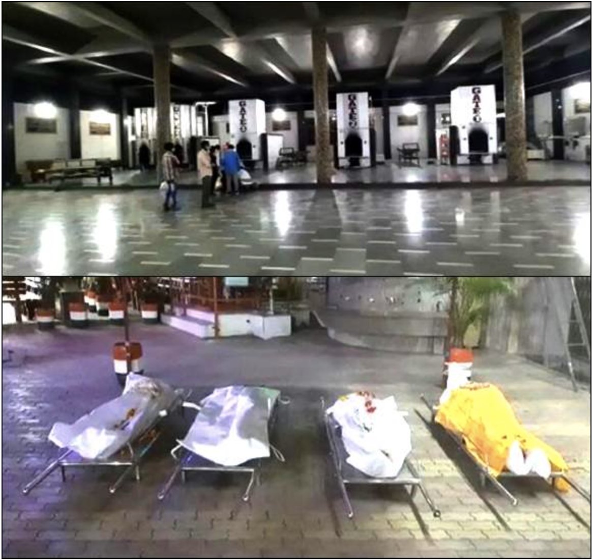 After Surat, Bardoli too sees long queues in crematoriums. Bardoli crematoriums have allocated 3 gas furnaces for corona dead bodies. District authorities declare 1-2 deaths but each crematorium conducts 10-12 cremations daily in Bardoli only apart from Surat.  #GujaratHorror