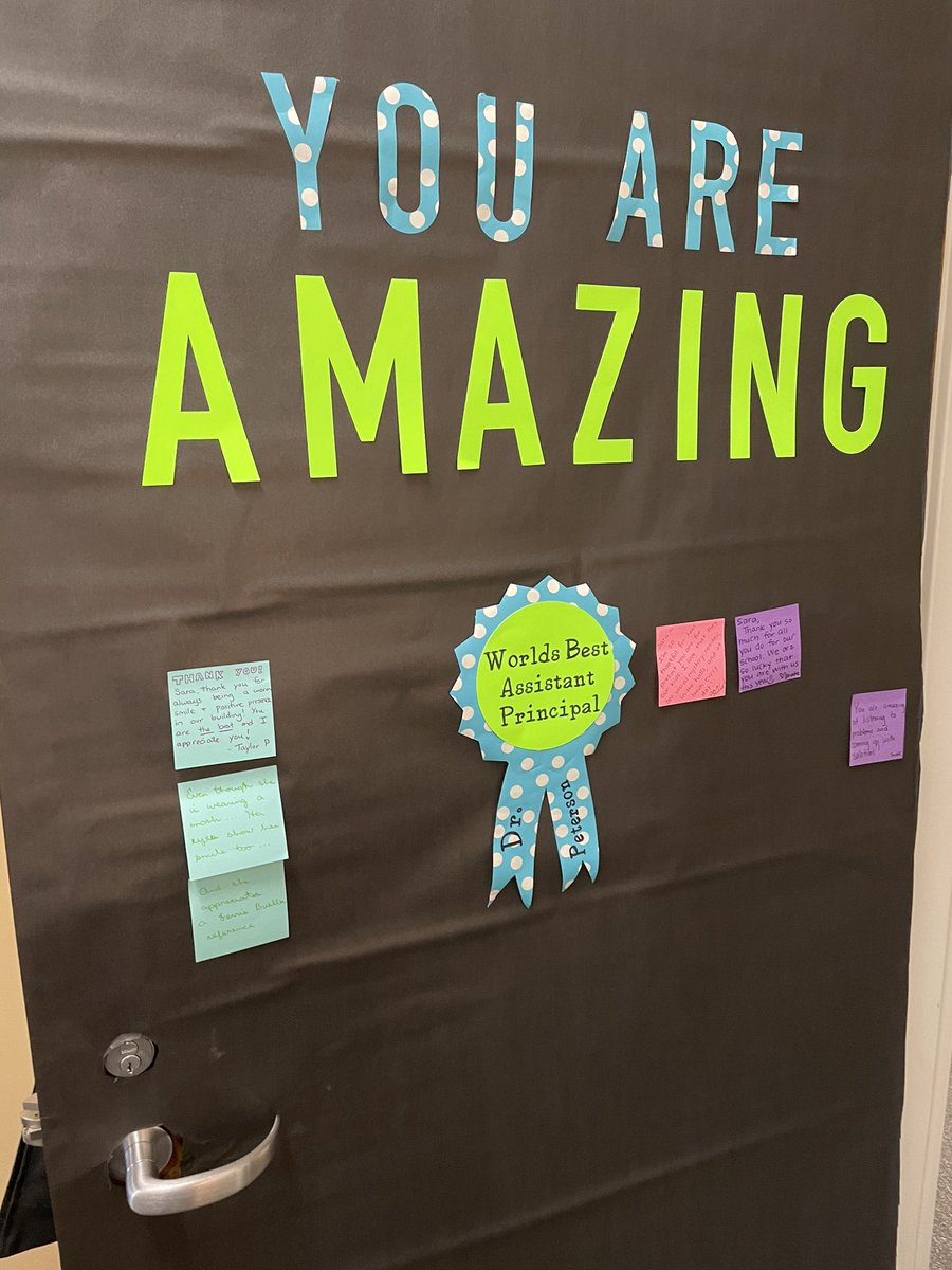 What a way to start the week!!  Love my school!
#KindnessMatters #AssistantPrincipalsWeek