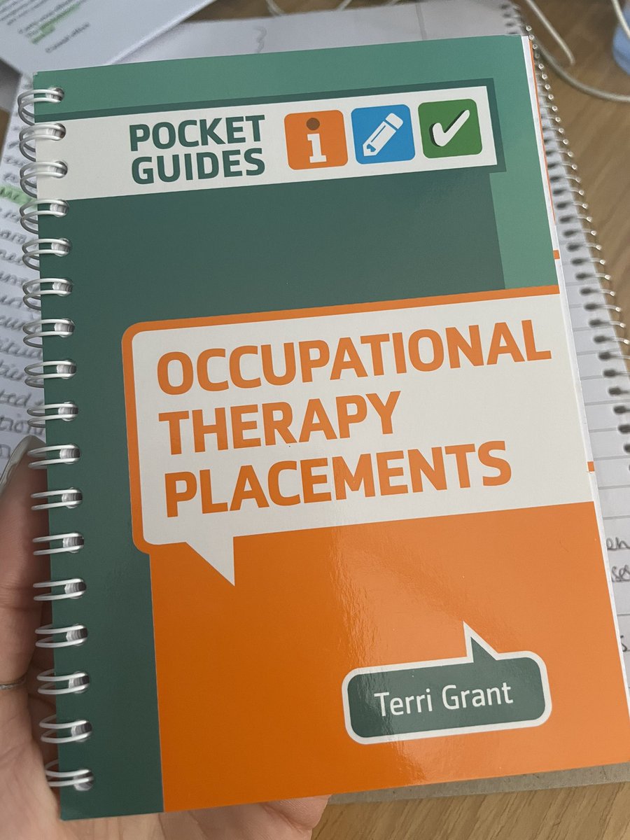 My OT placement pocket guide arrived 😁 Thank you <a href="/miriammg_OT/">Miriam🦋</a> for the recommendation, this is going to be so helpful for future placements 🙌✨