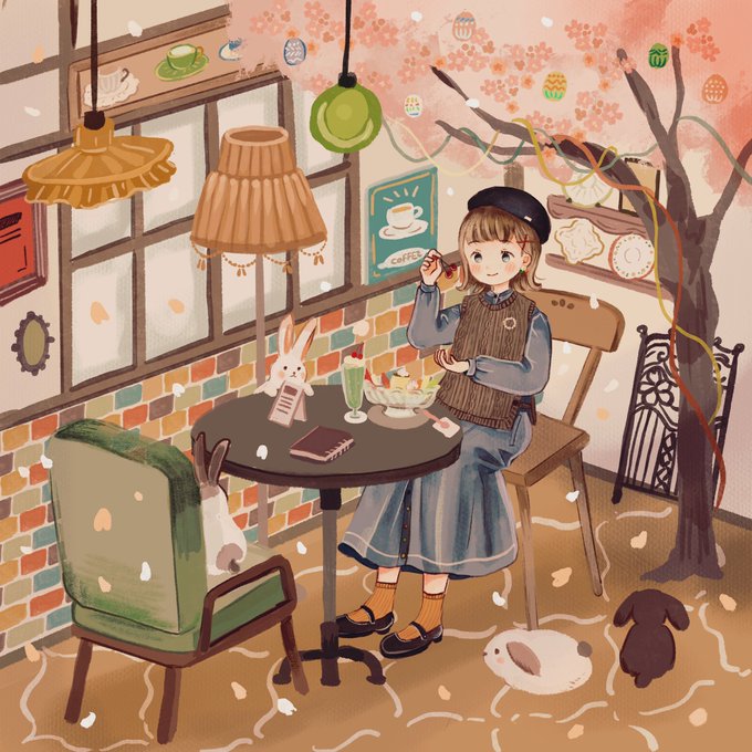 「喫茶店の日」のTwitter画像/イラスト(古い順))