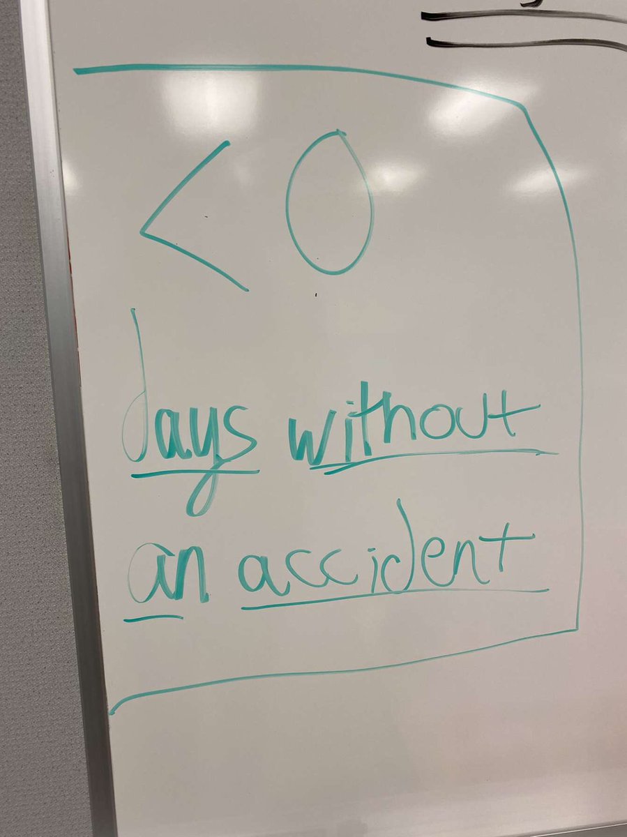 Holding ourselves accountable.