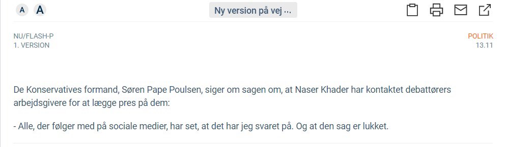 Hej @SorenPape, du er simpelthen bedre end det her. Jeg har spurgt jer talrige gange, om du kendte til nogle af truslerne. Enkelte af dem har jo faktisk været fremme før. Du har stadig ikke svaret. Historien er IKKE lukket. Hvorfor skal vi absolut kommunikere på Twitter... #dkpol