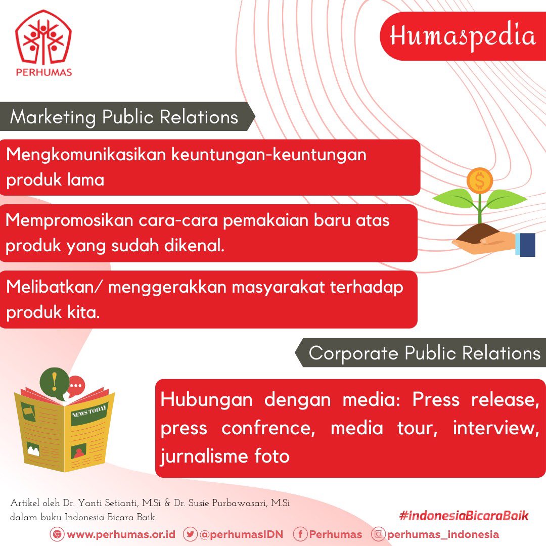 PerhumasIDN's tweet photo. Gimana Sobat Humas, kamu lebih ke Marketing Public Relations atau Corporate Public Relations? π
#PERHUMAS #Humaspedia #Marketing #Corporate #PublicRelations #IndonesiaBicaraBaik https://t.co/8OEPchpGks