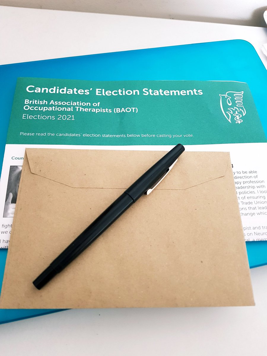 Adenike (@adenikeot) on Twitter photo Never taken much notice of the <a href="/theRCOT/">Royal College of Occupational Therapists</a> elections before, but this time I am hoping to make it count. #firsttimevoter #kalimah4RCOT #OTrepresentationmatters #rep4all ๐ Never taken much notice of the <a href="/theRCOT/">Royal College of Occupational Therapists</a> elections before, but this time I am hoping to make it count. #firsttimevoter #kalimah4RCOT #OTrepresentationmatters #rep4all ๐