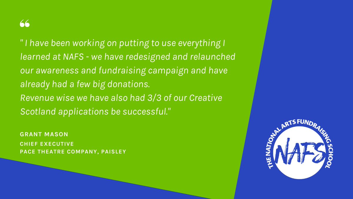 mcNAFS's tweet photo. Some day 1 inspiration for those of you starting on our current online @mcNAFS programmes today - from @MrGrantMason an alumnus from our last online school
#mcnafs #fundraising #learning #strategy https://t.co/vasdXEK3Fa