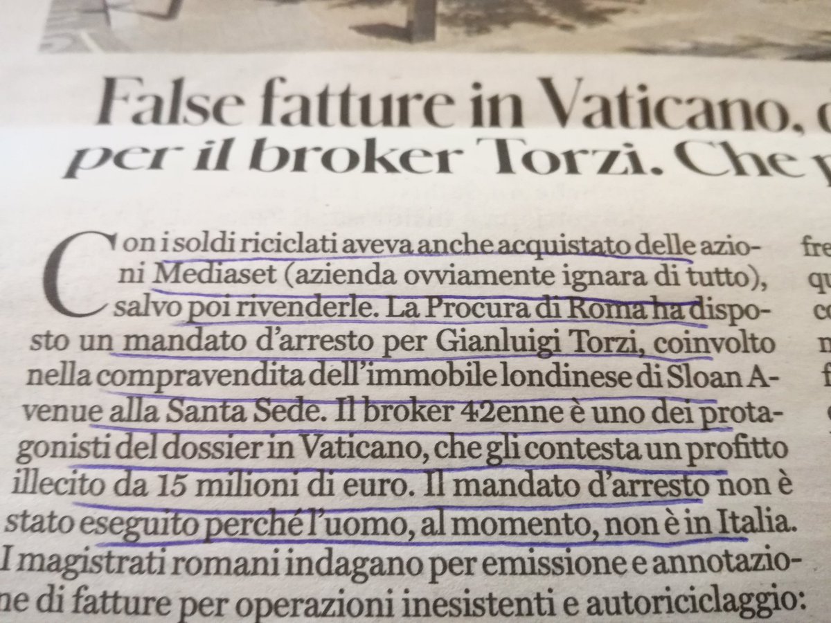 unoenessunoe's tweet image. Disposto l'arresto per il broker #Torzi per false fatture. Ieri sera ne aveva parlato #report nel servizio sulla corruzione in #Vaticano