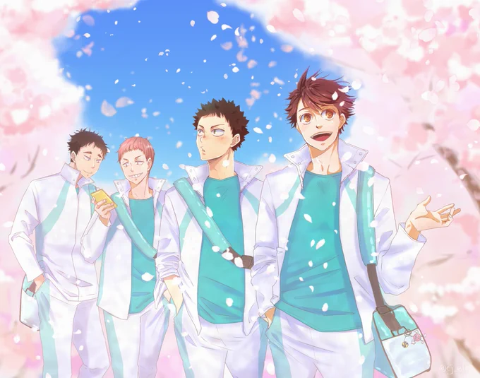 青城カラーと青空と桜って良きですよね🌸
あっという間に桜の時期過ぎ去ってた…
※再掲です! 