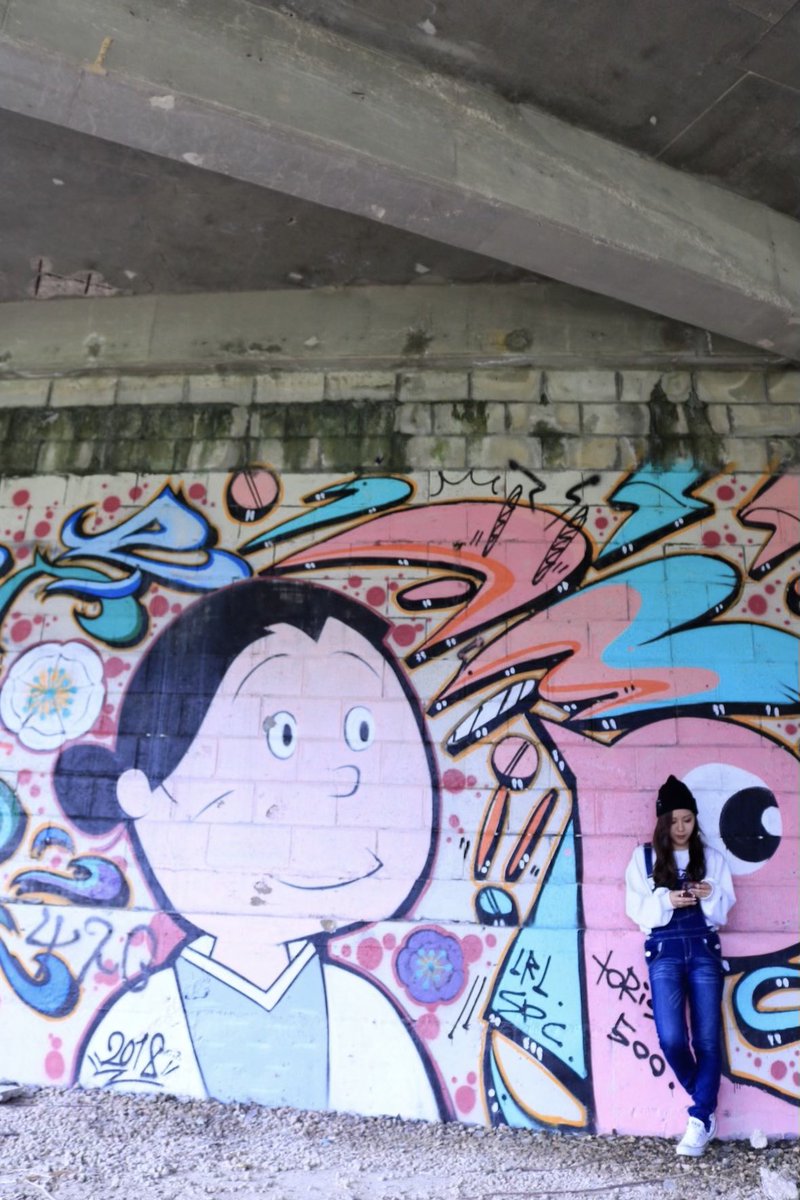 最近流行ってたフネさんが落書きされてた とのことでDMにて写真もらい