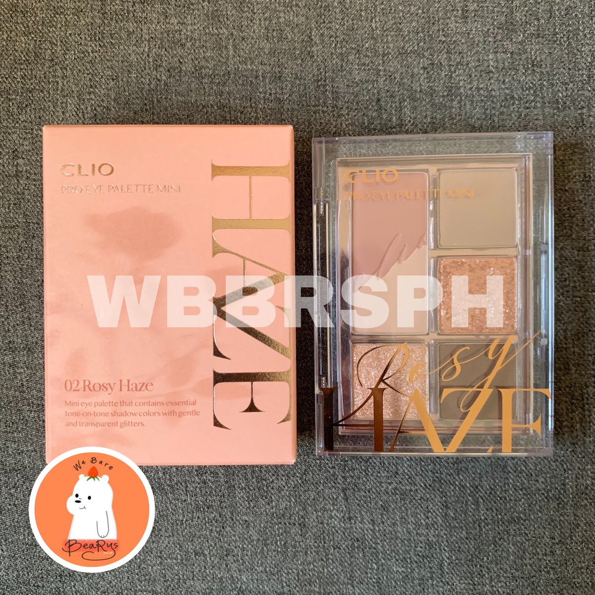 #WBBRSPH_Onhand CLIO MINI EYESHADOW PALETTE (NO POB PC)₱650- Rosy Haze version- Unopened- In great condition- NO POB PC- 4 stocks