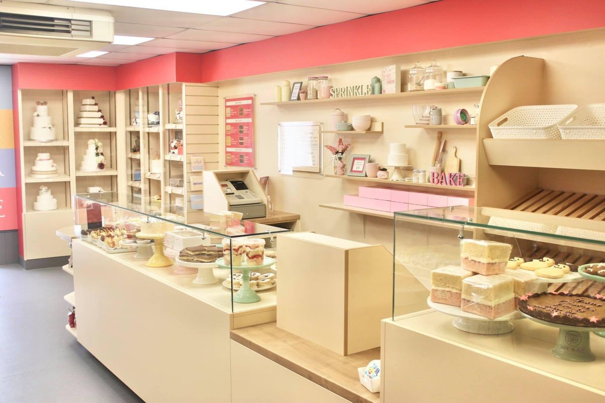 gardnersbakery's tweet photo. We reopened today with a brand NEW look to our shop! 🤩🍰 What do you think? Open Tuesday - Saturday 10am - 2pm 🧁 https://t.co/syJE1qm897