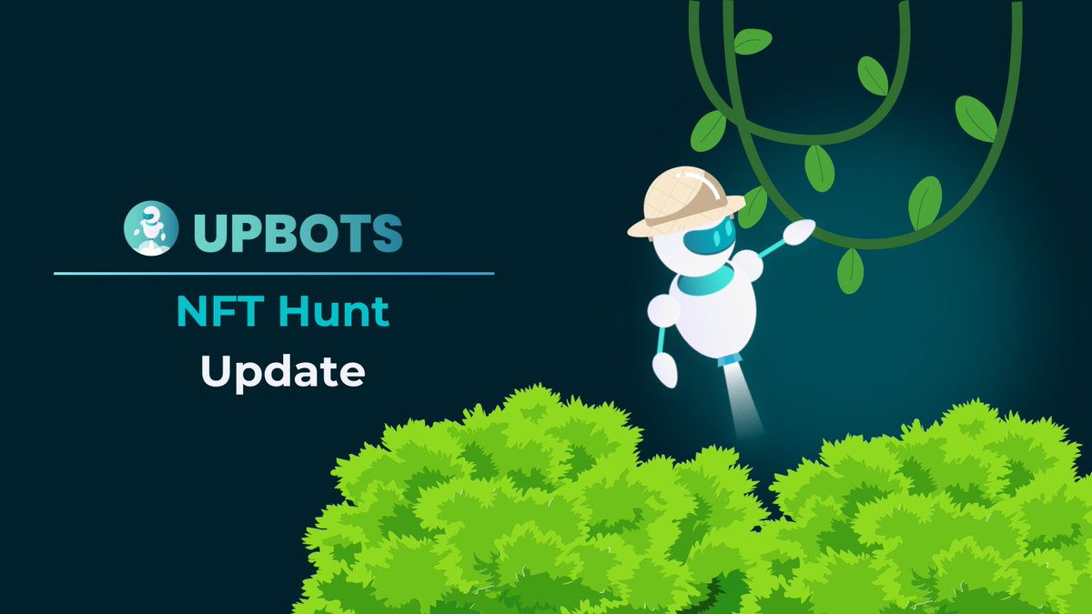 UpBots's tweet image. ⚡#NFT Hunt Update⚡

Level 1 is now complete - scores are being tallied and a leaderboard is coming soon💯

Level 2 will commence soon

Those who registered for level 1 can participate in level 2. If you entered our level 2 loader in time you’ll receive 1 additional point🙌