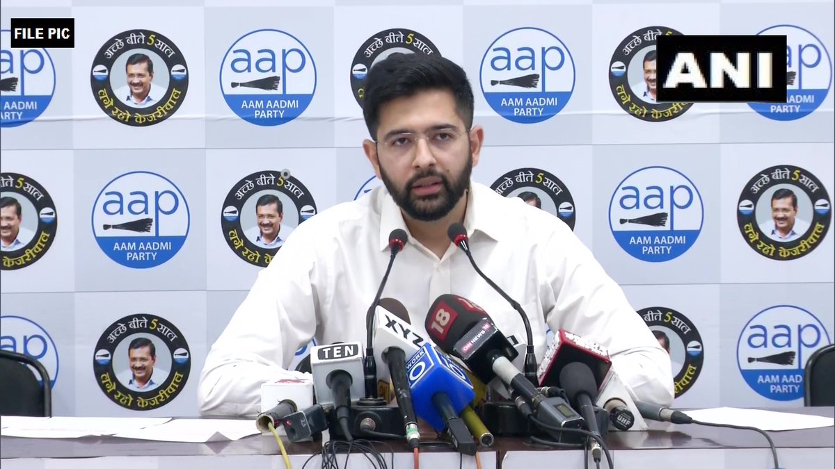 ANI's tweet photo. Water supply is going to be affected in South Delhi, North Delhi, Central Delhi and West Delhi because Haryana is not facilitating an adequate &amp; clean supply of water to Delhi in spite of the Supreme Court order. Haryana is doing criminal negligence: Delhi Jal Board Vice Chairman https://t.co/99hcqWZOb2
