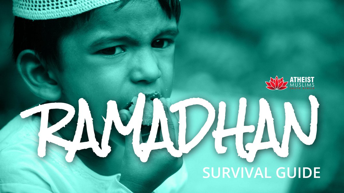 Ever wonder how to get through  #Ramadan   unscathed? How you can get away with eating snacks throughout the day and avoid prayers? This thread is for you.Here is our  #exmuslim Ramadhan Survival Guide!